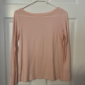 Loft Pink Long Sleeve Top